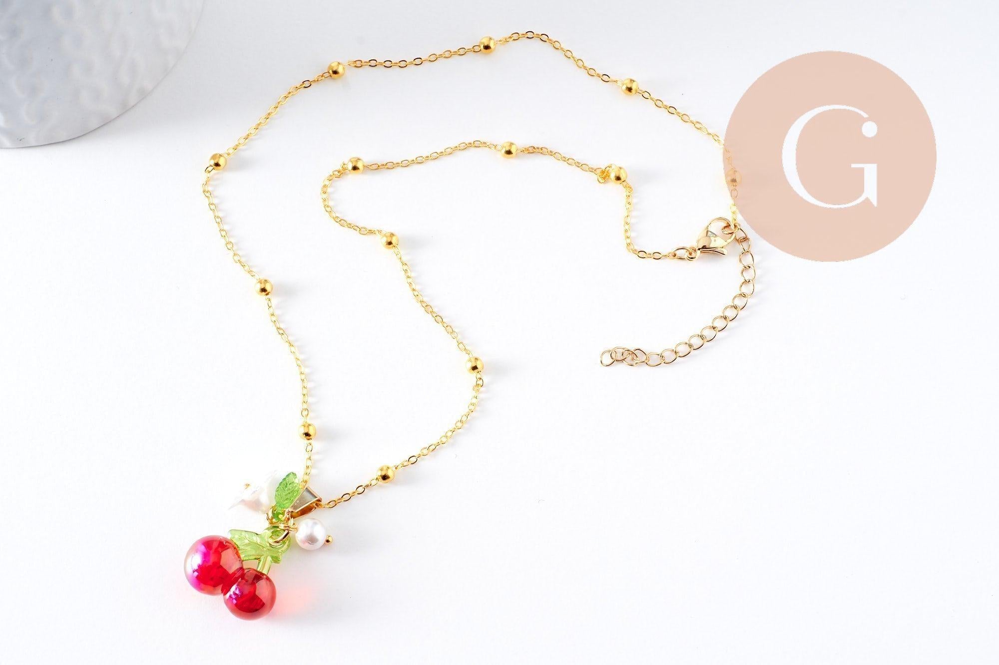 Gingerlily G10279 pendentif fruit résine doré 44,9mm