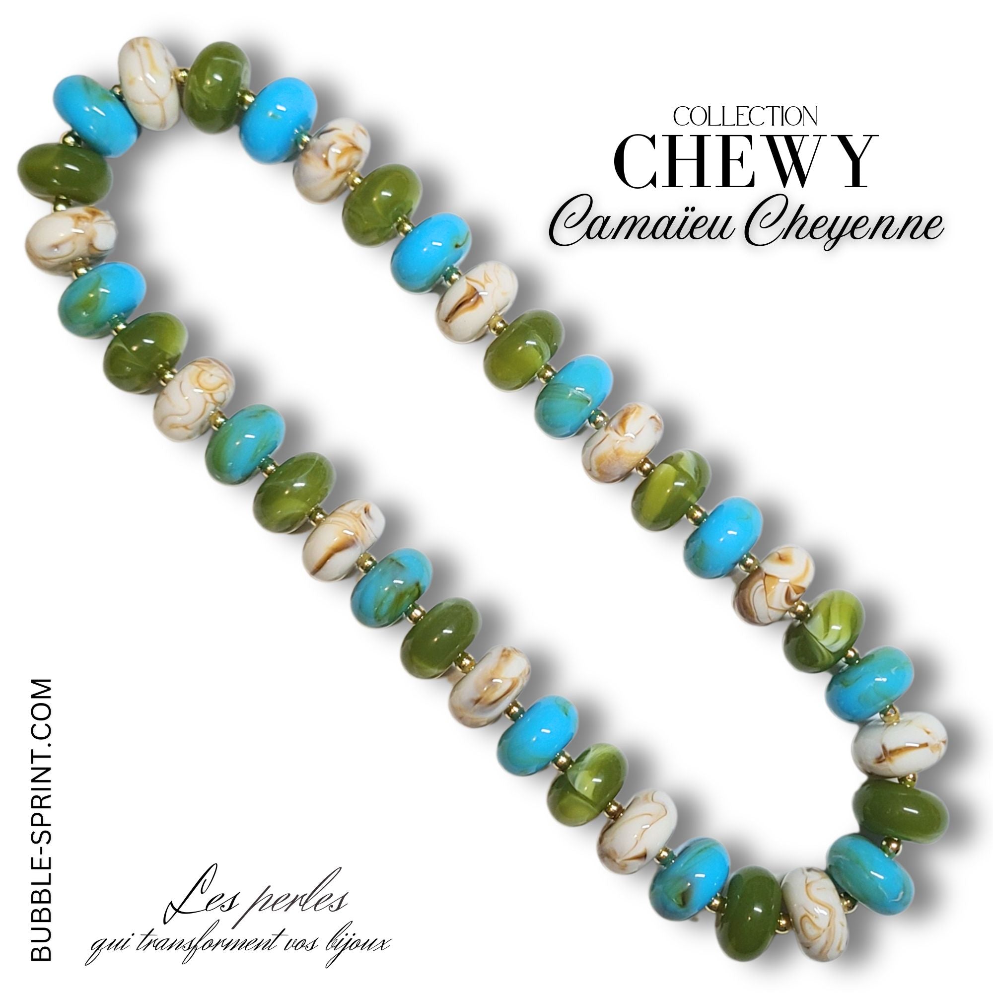 ARTSHOP Prêts-à-porter CHEWY collier Cheyenne kit 46cm
