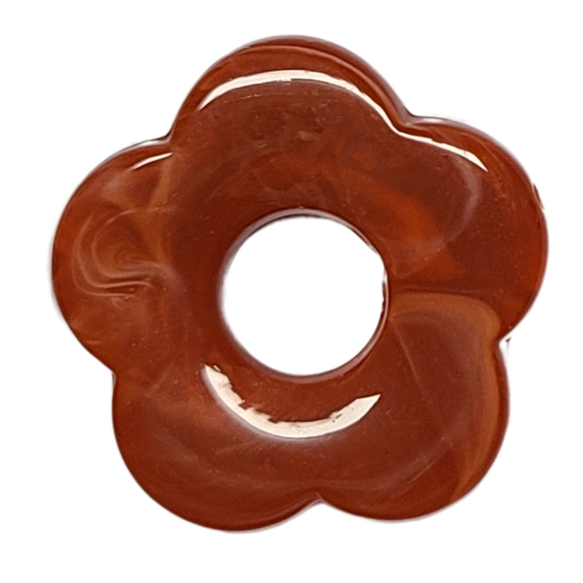 ARTSHOP Flower power 50 fleur Capucine Cornaline 27mm