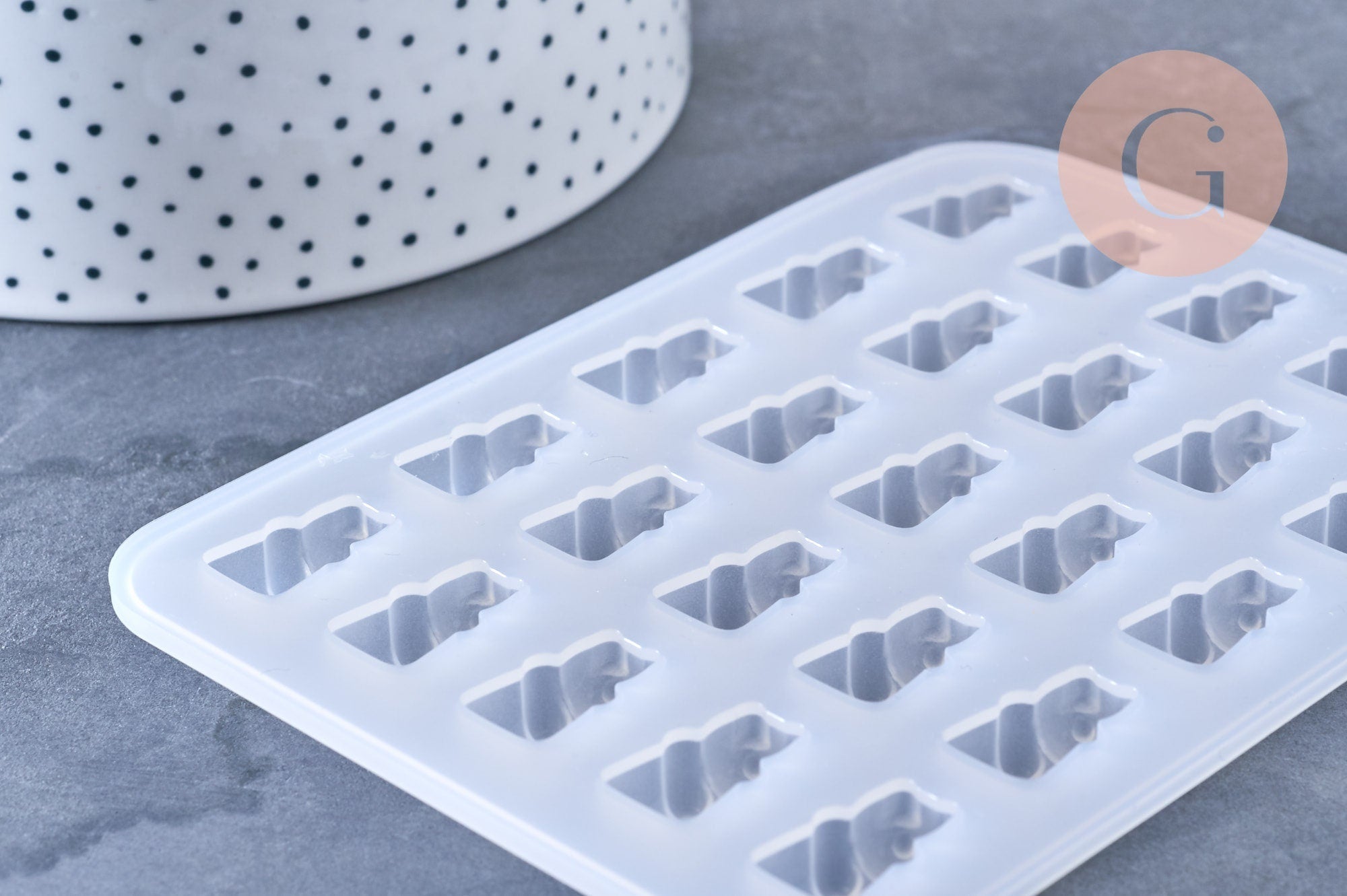 Gingerlily Pâte polymère moule ourson résine 135mm silicone réutilisable