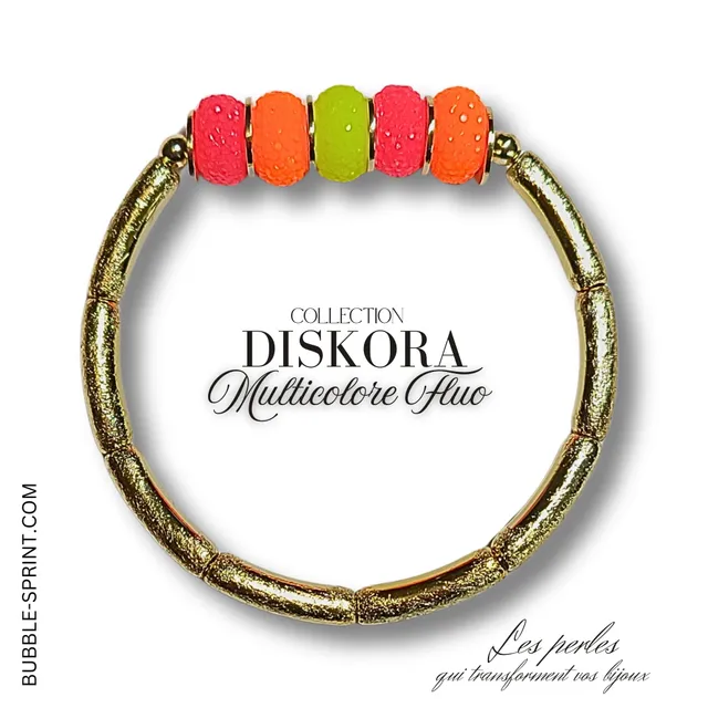 ARTSHOP Prêts-à-porter bracelet Diskora multicolore kit
