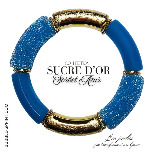 ARTSHOP Sucre d'Or Sorbet Azur kit bracelet 5,5cm