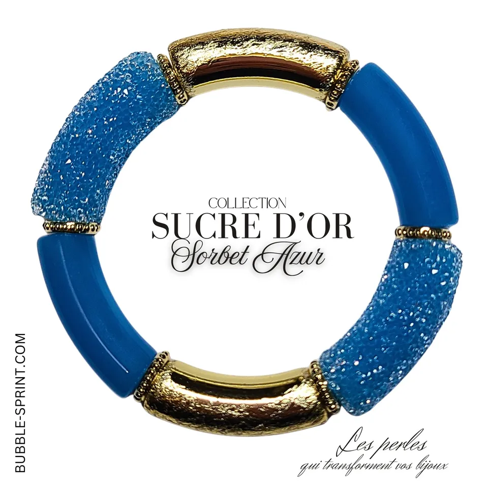 ARTSHOP Sucre d'Or Sorbet Azur kit bracelet 5,5cm