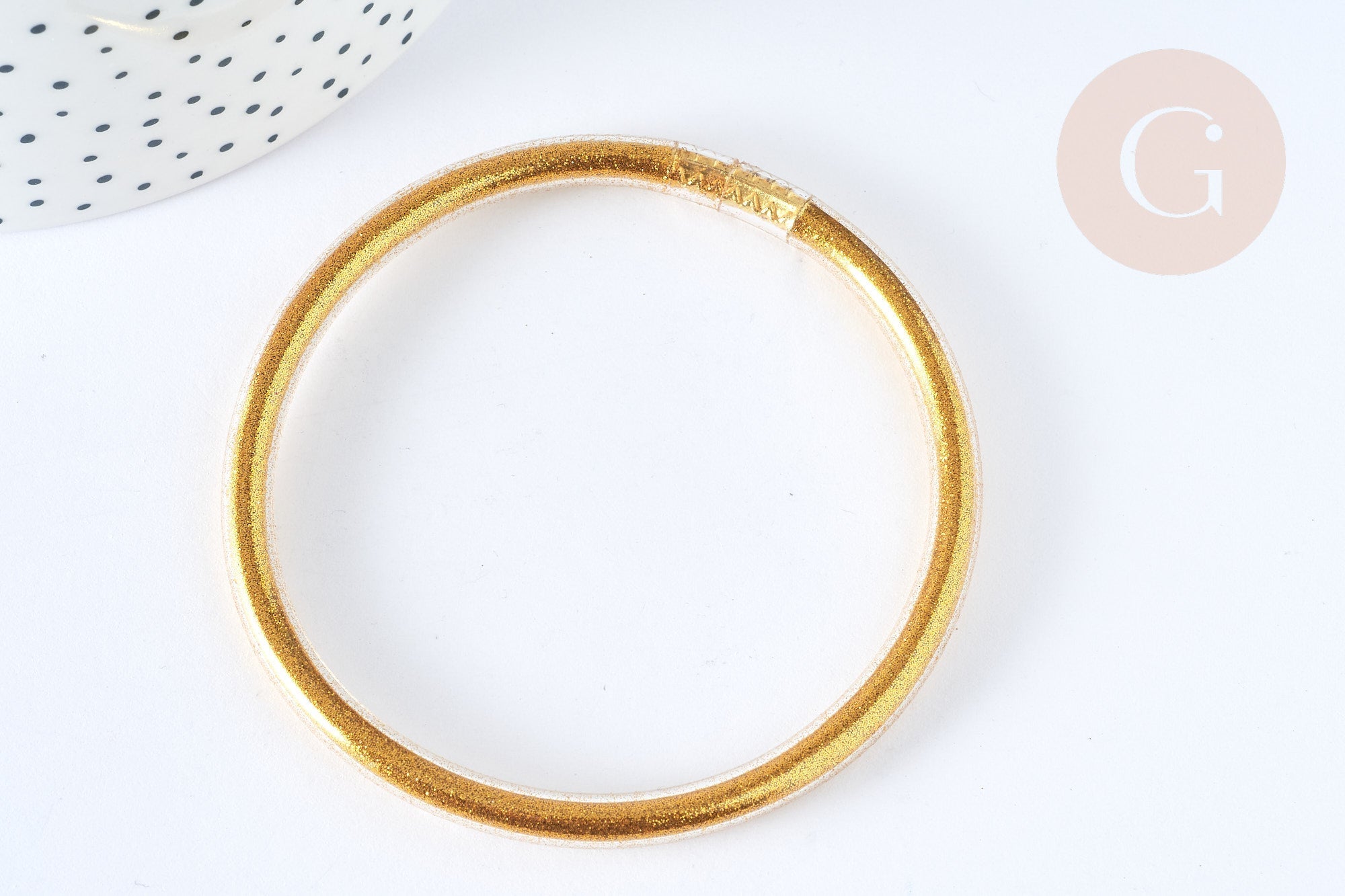 Gingerlily Accessoires loisirs G7229 bracelet jonc doré 6,3 cm