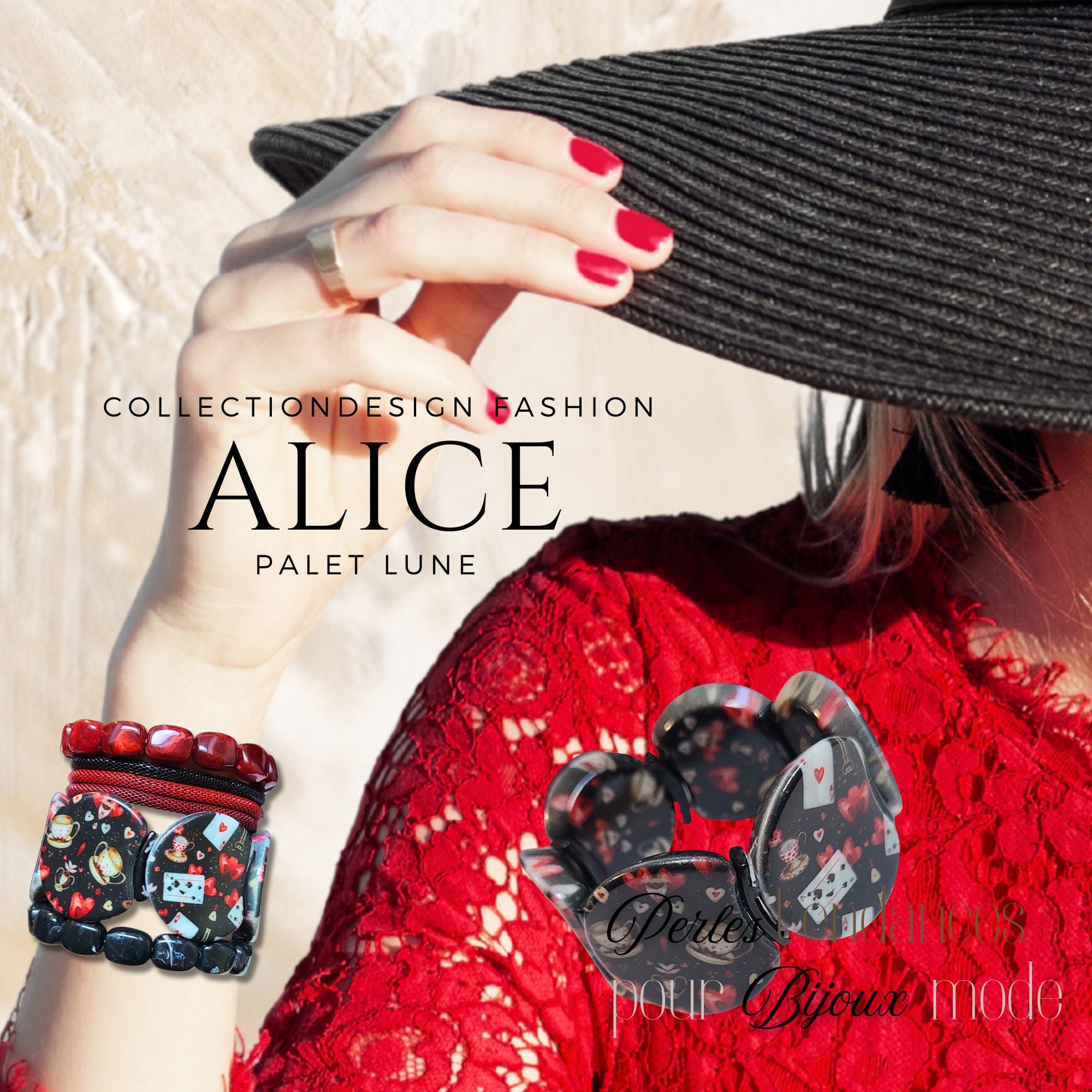 ARTSHOP Palets LUNE 1059 Alice palet résine x1