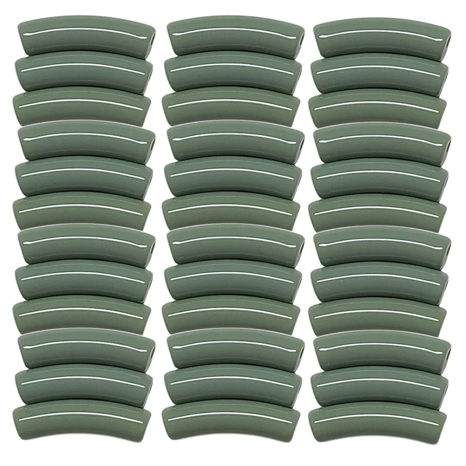 ARTSHOP TINY Tubes tube incurvé vert militaire 5mm x10