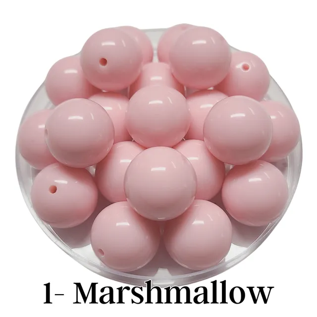 ARTSHOP Boules 20MM 1 perles Marshmallow x10