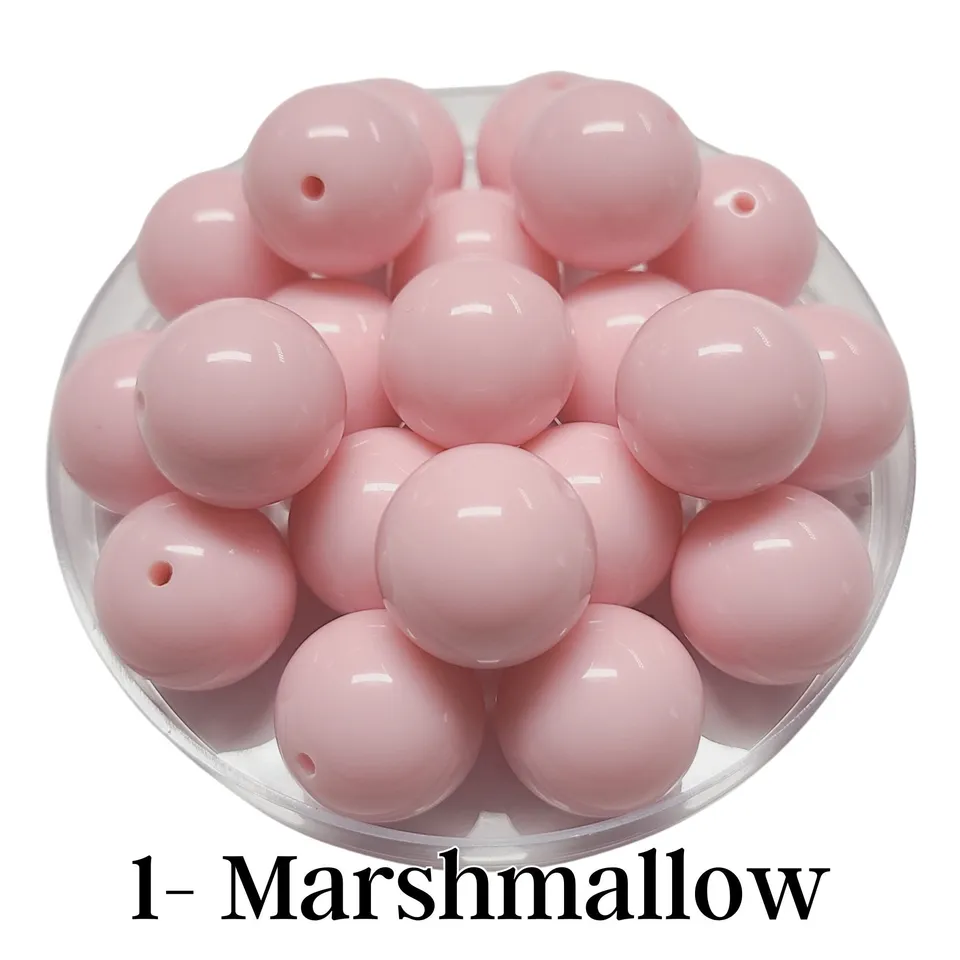 ARTSHOP Boules 20MM 1 perles Marshmallow x10