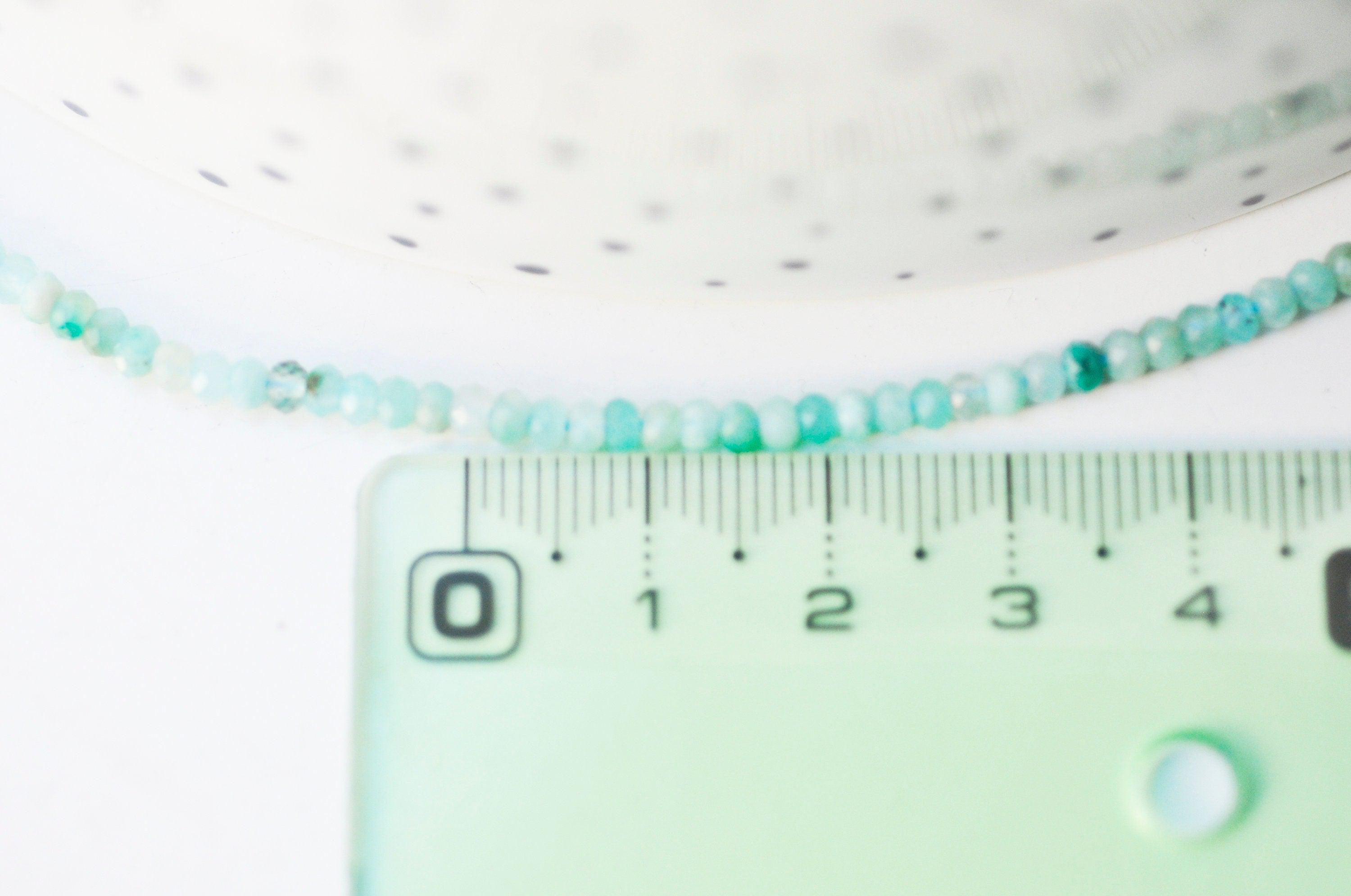 Gingerlily Amazonite G5169 perles abacus 4 mm fil 125 perles