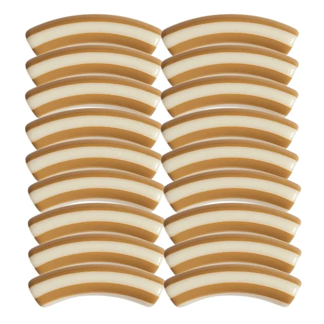 ARTSHOP Tubes à Rayures 459 perle tube biscuit 8MM x1