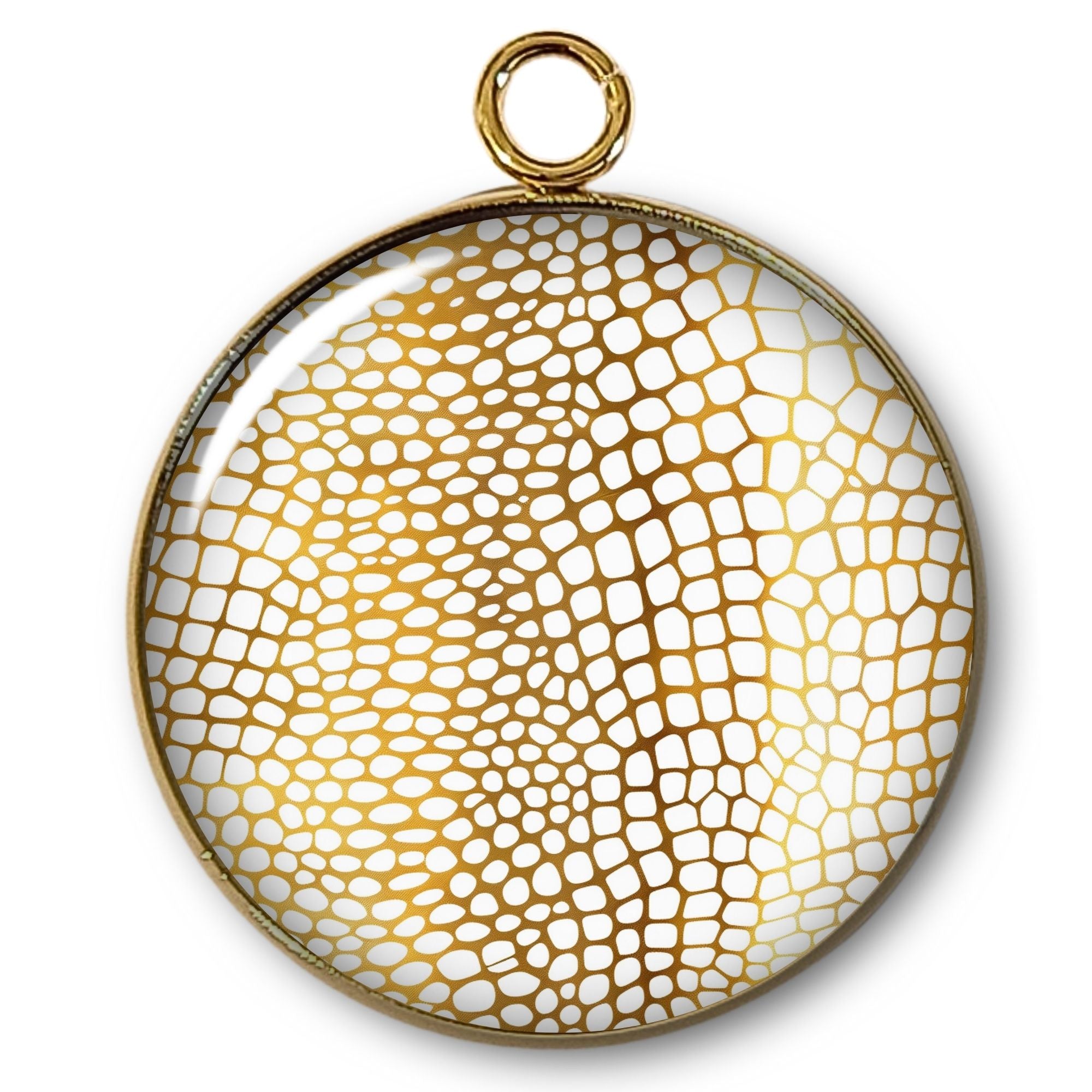 ARTSHOP Intemporel 37 pendentif Écailles plaqué or x1