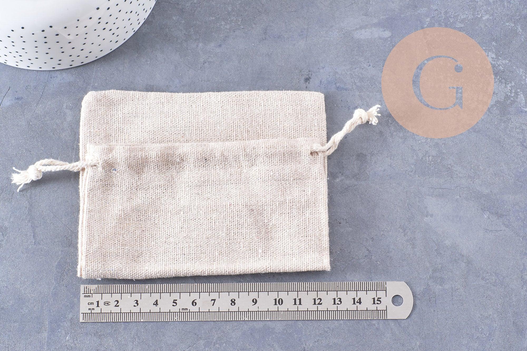 Gingerlily Rangement G10327 pochette coton écru 17x12cm x1