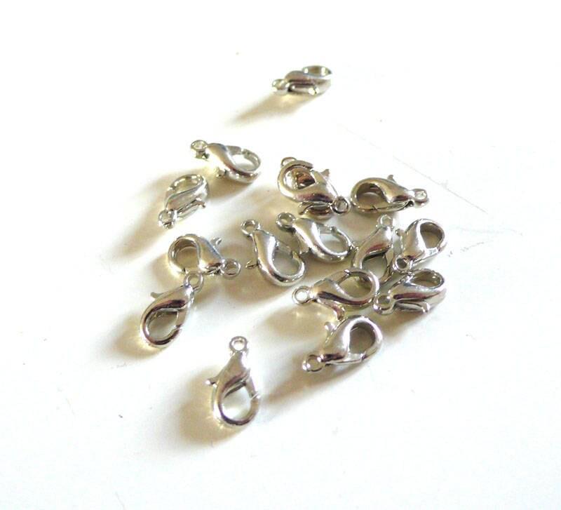 Gingerlily Apprêts fermoirs G1415 mousquetons platine x50