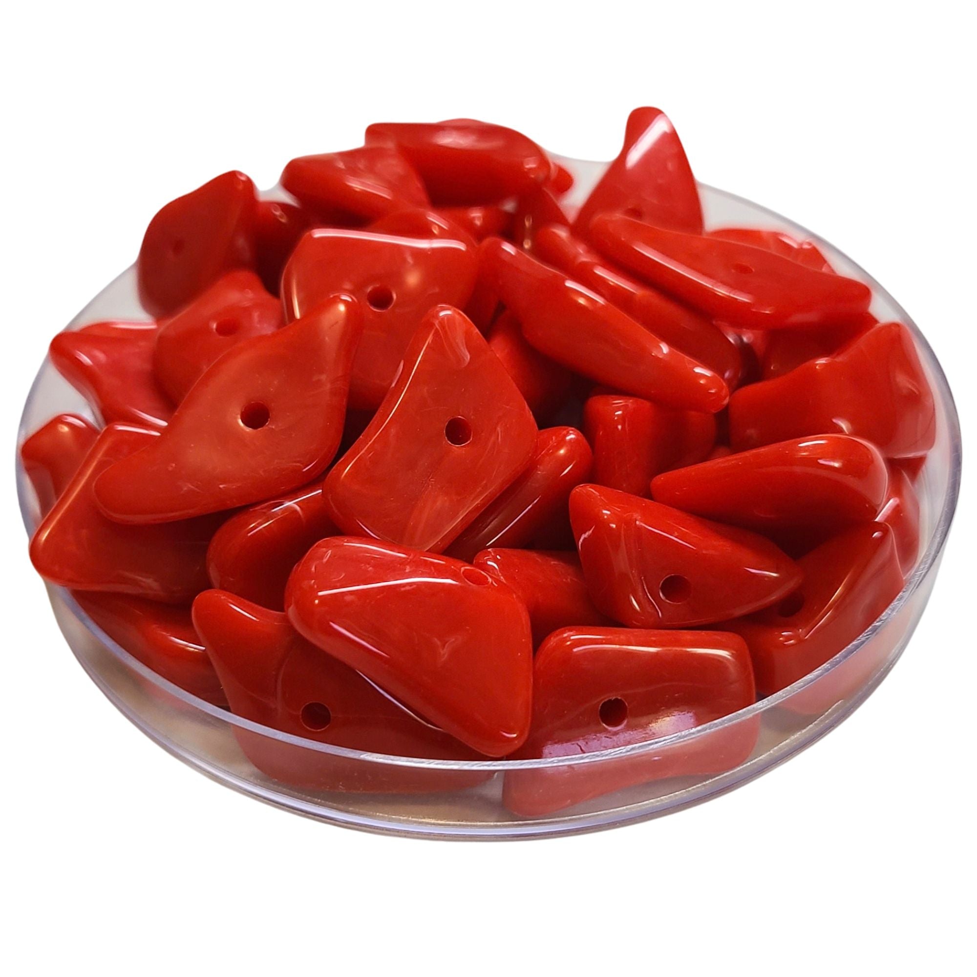 ARTSHOP Séparateurs perle Crispy XXL cerise marbré x25