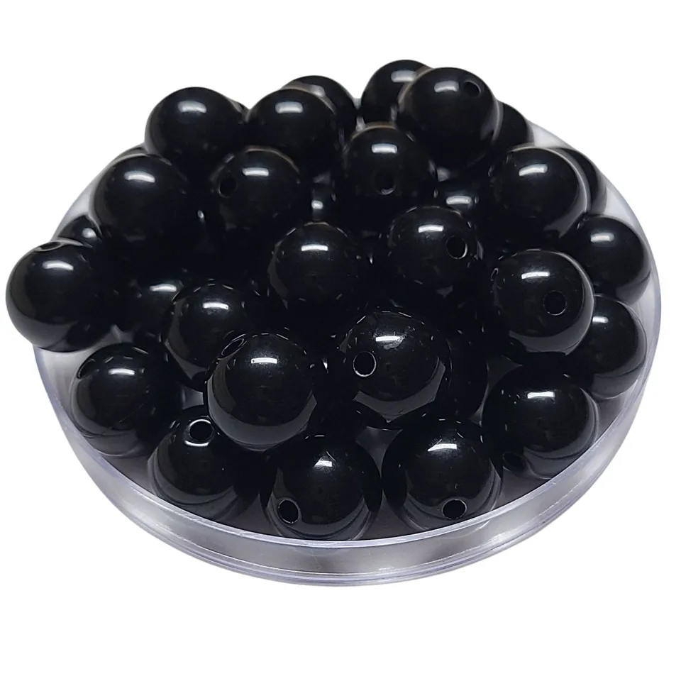 ARTSHOP Boules 16MM 204 perle noire brillante x15