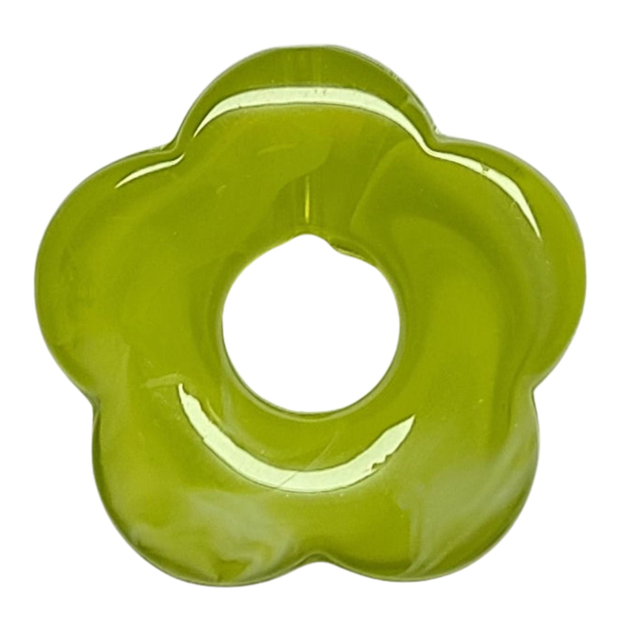 ARTSHOP Flower 38 fleur capucine vert chartreux 27mm x1