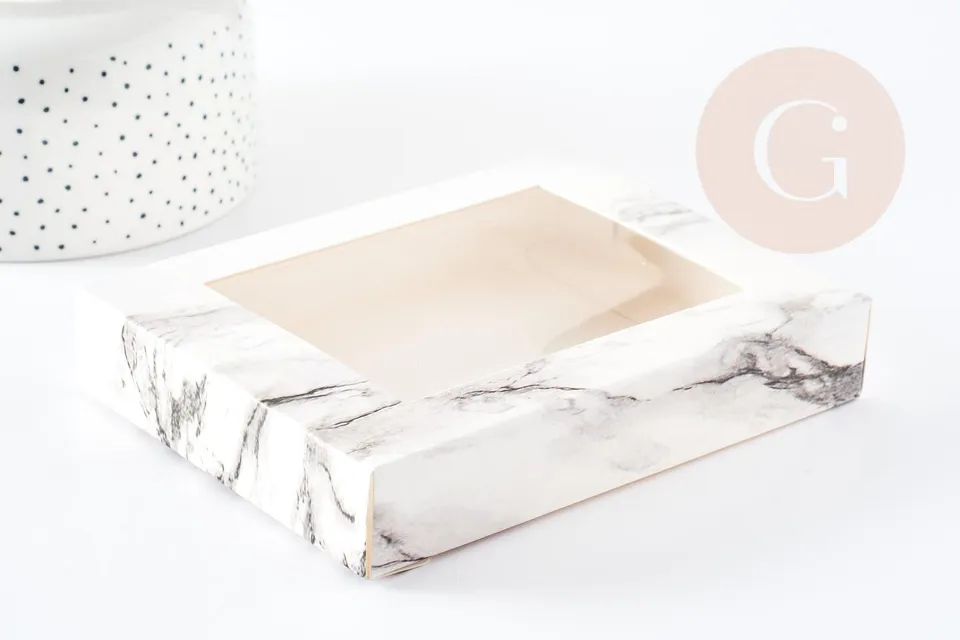 Gingerlily Accessoires G5108 pochette carton marbré 14,6 cm x1