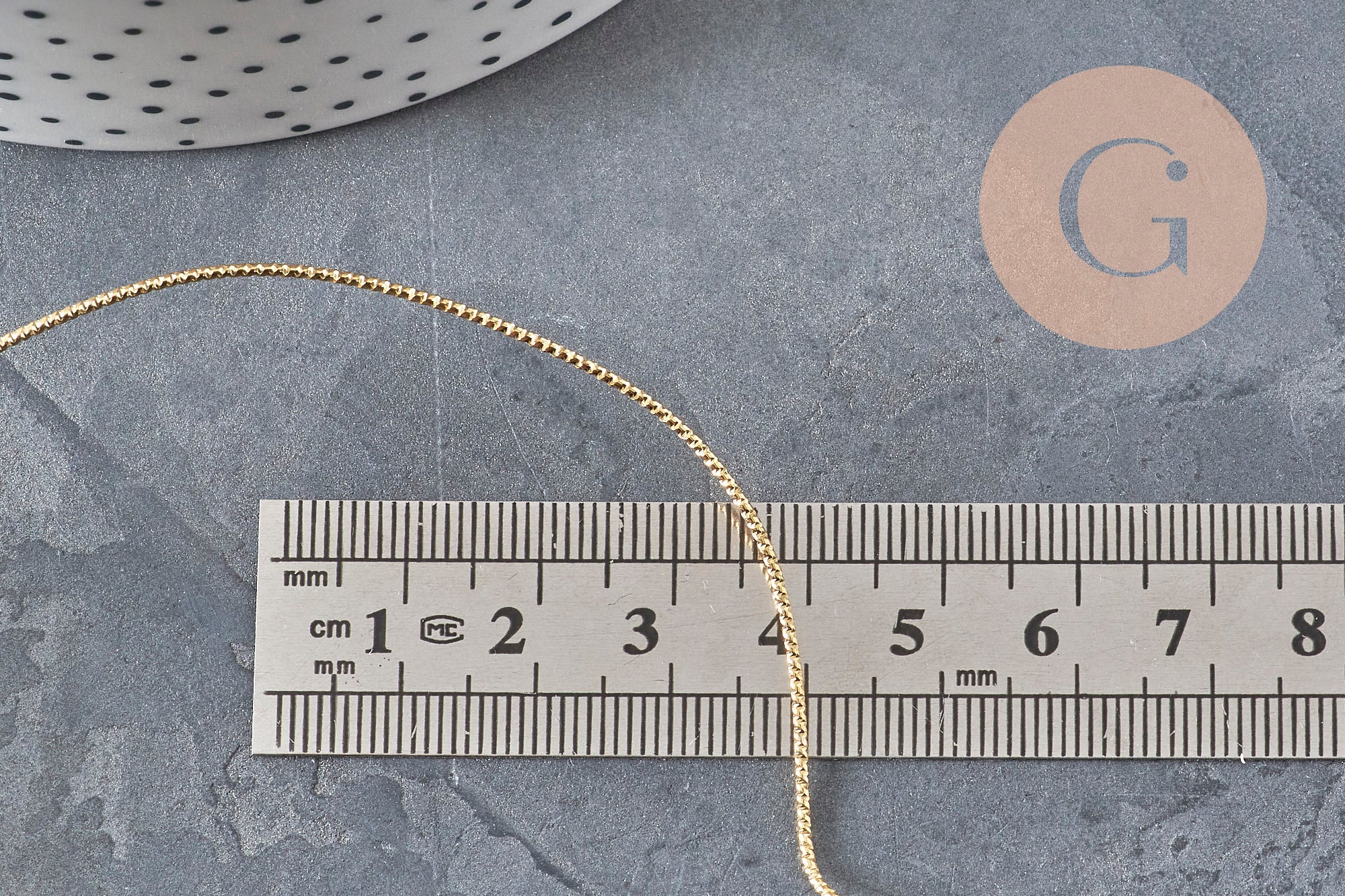 Gingerlily Cordons et fils G11243 fil cuivre doré 18K torsadé 1 mm