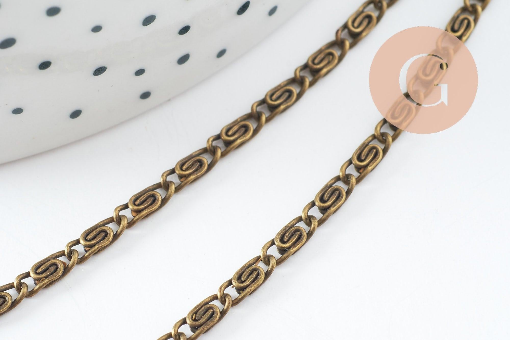 Gingerlily G9986 chaîne escargot bronze 2,5mm 5m