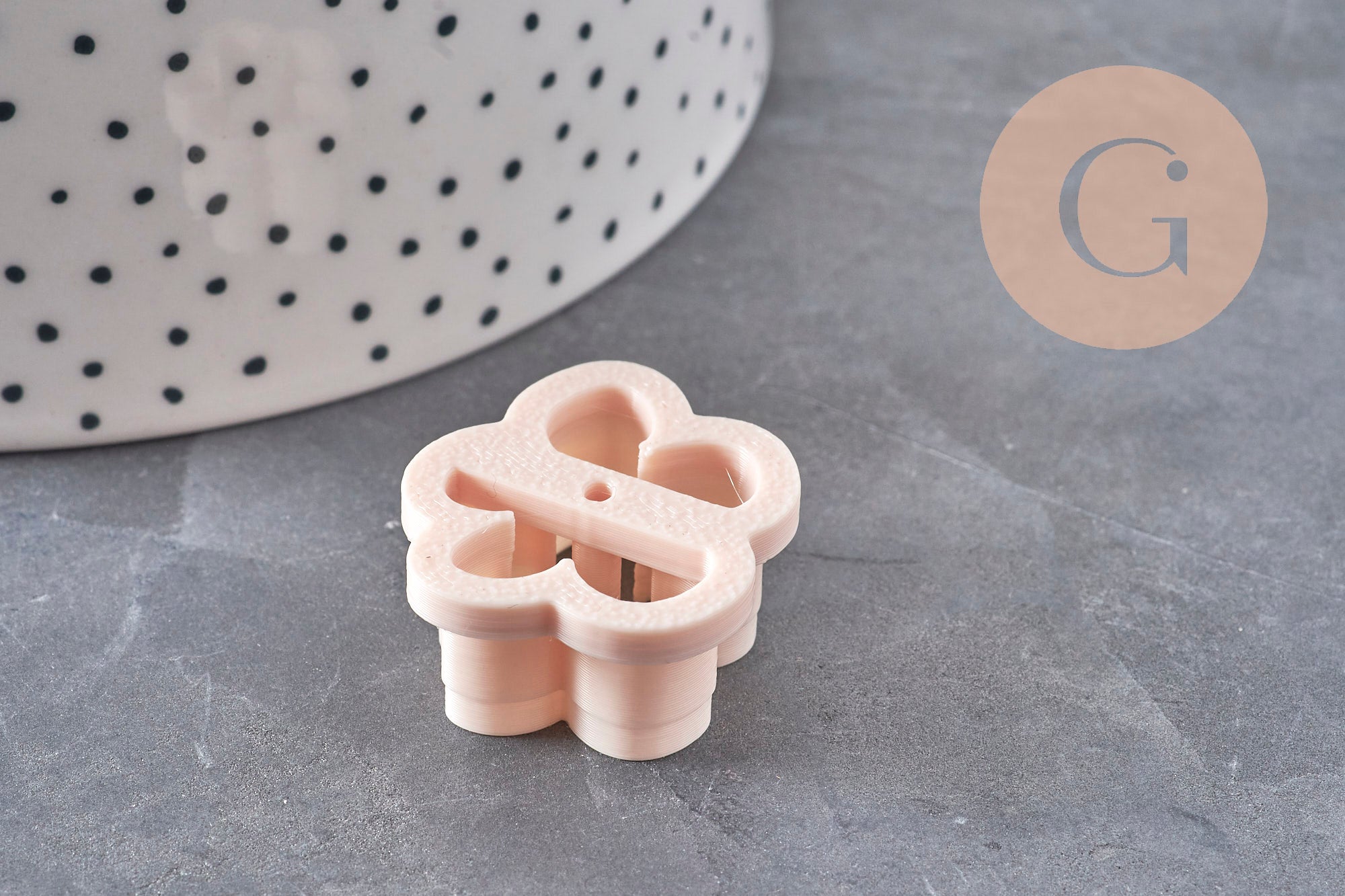 Gingerlily pâte polymère fleur créole emporte-pièce 20mm x1