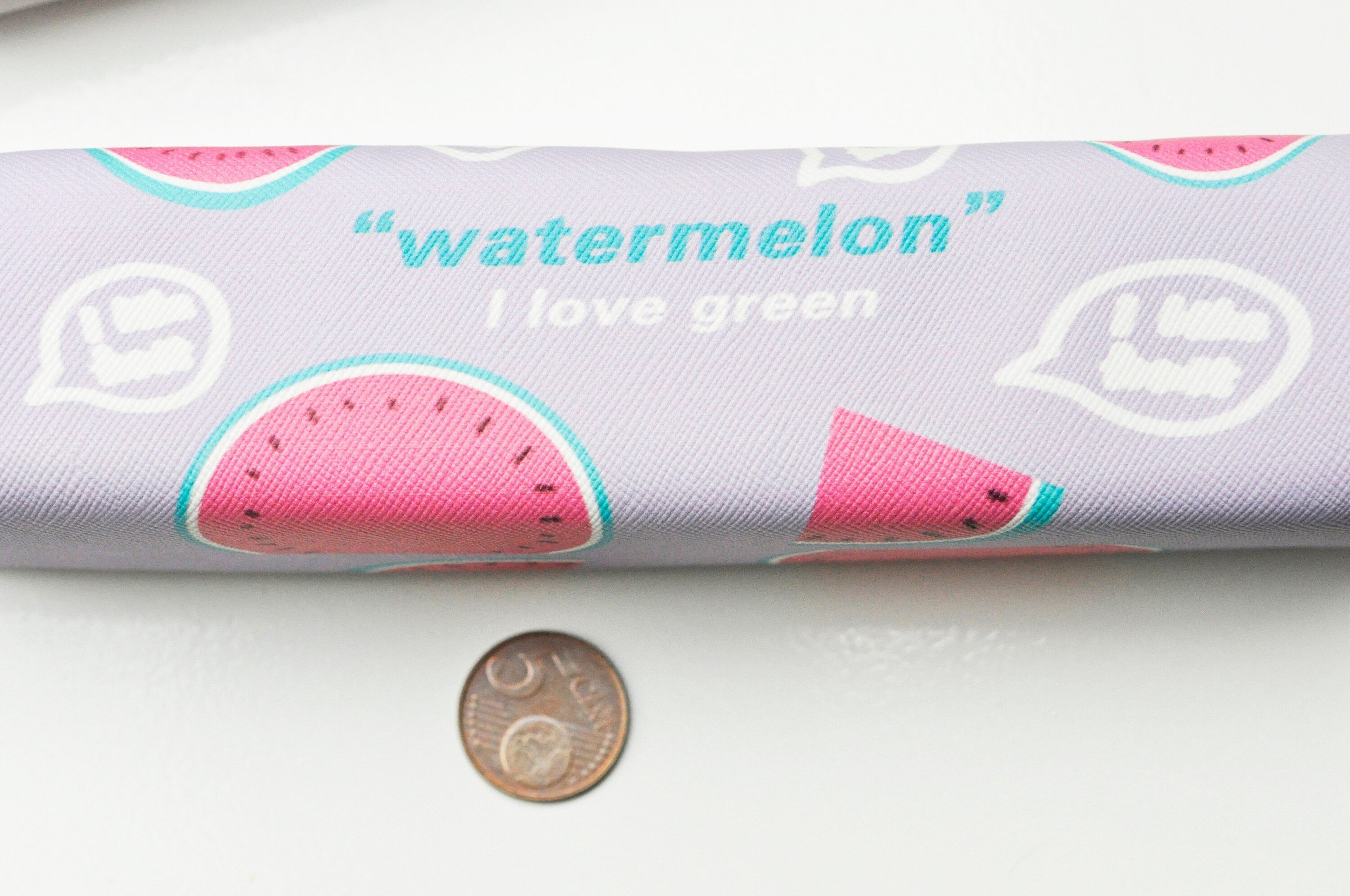Gingerlily trousse stylos rectangulaire fruit 20cm rose