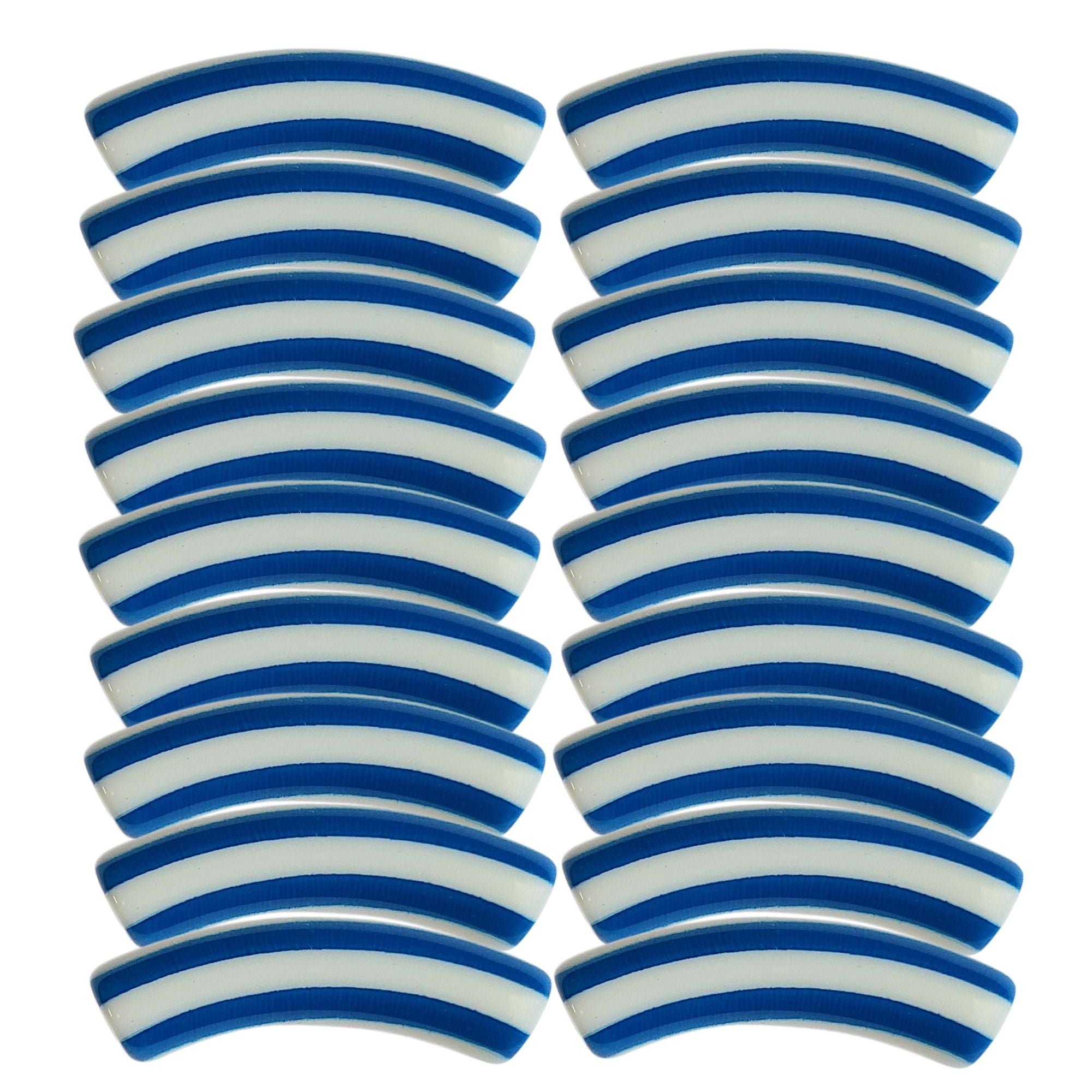 ARTSHOP Tubes à Rayures 458 perle tube Caraïbes 8MM x1
