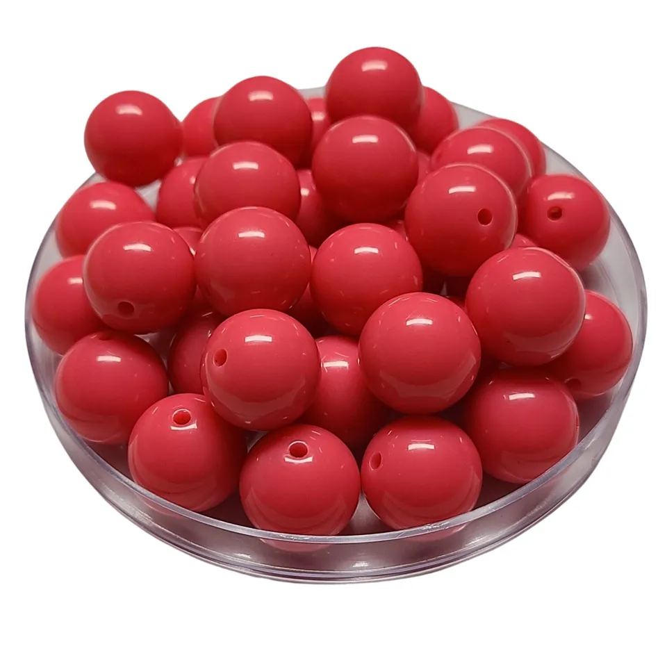 ARTSHOP Boules 16MM 154 perle acrylique x1 rose néon