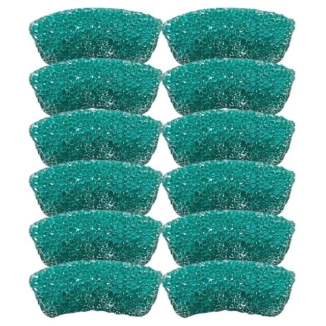 ARTSHOP Tubes Sucrés 443 tube incurvé perle vert opale x1