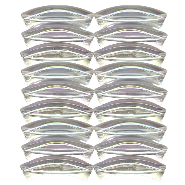 ARTSHOP Tubes 8MM 379 perle tube incurvé x6 cristal AB