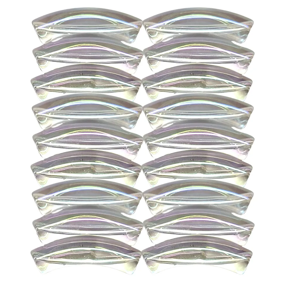 ARTSHOP Tubes 8MM 379 perle tube incurvé x6 cristal AB