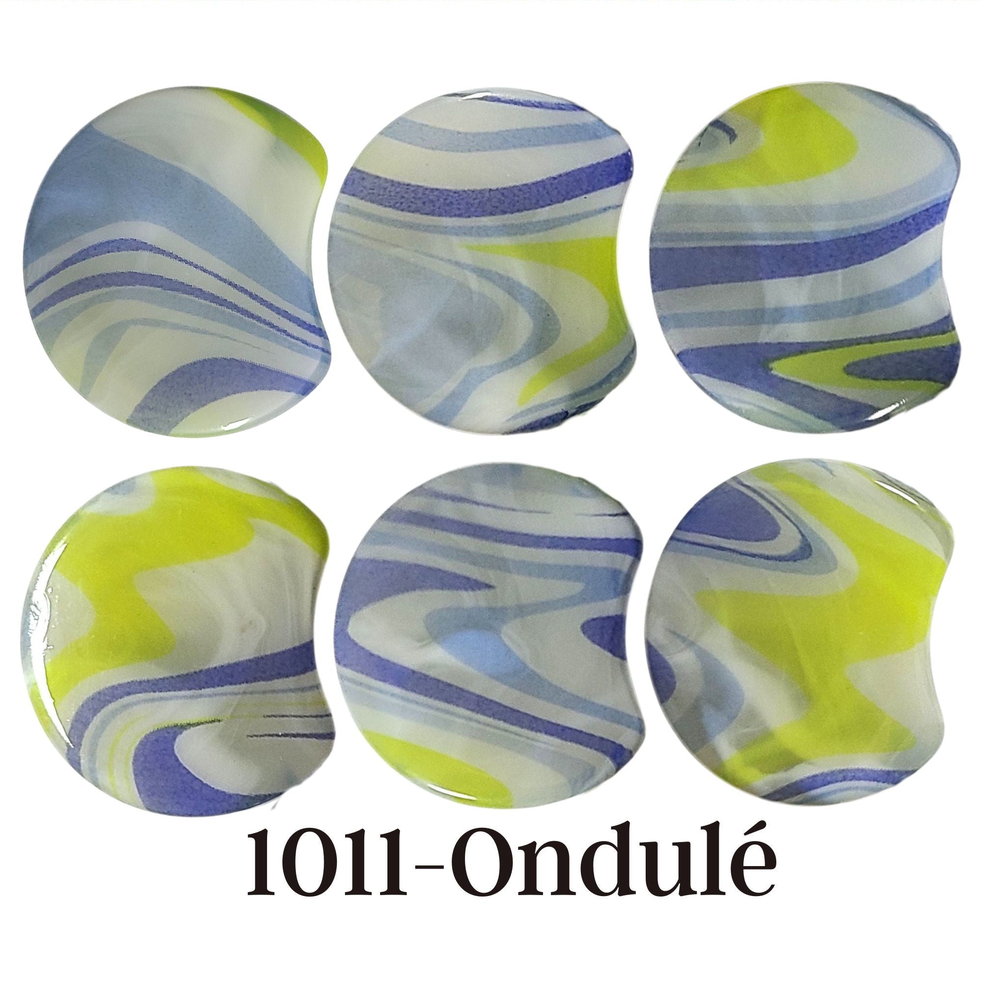 ARTSHOP Palets LUNE MOON 1011 Palet incurvé ondulé x6