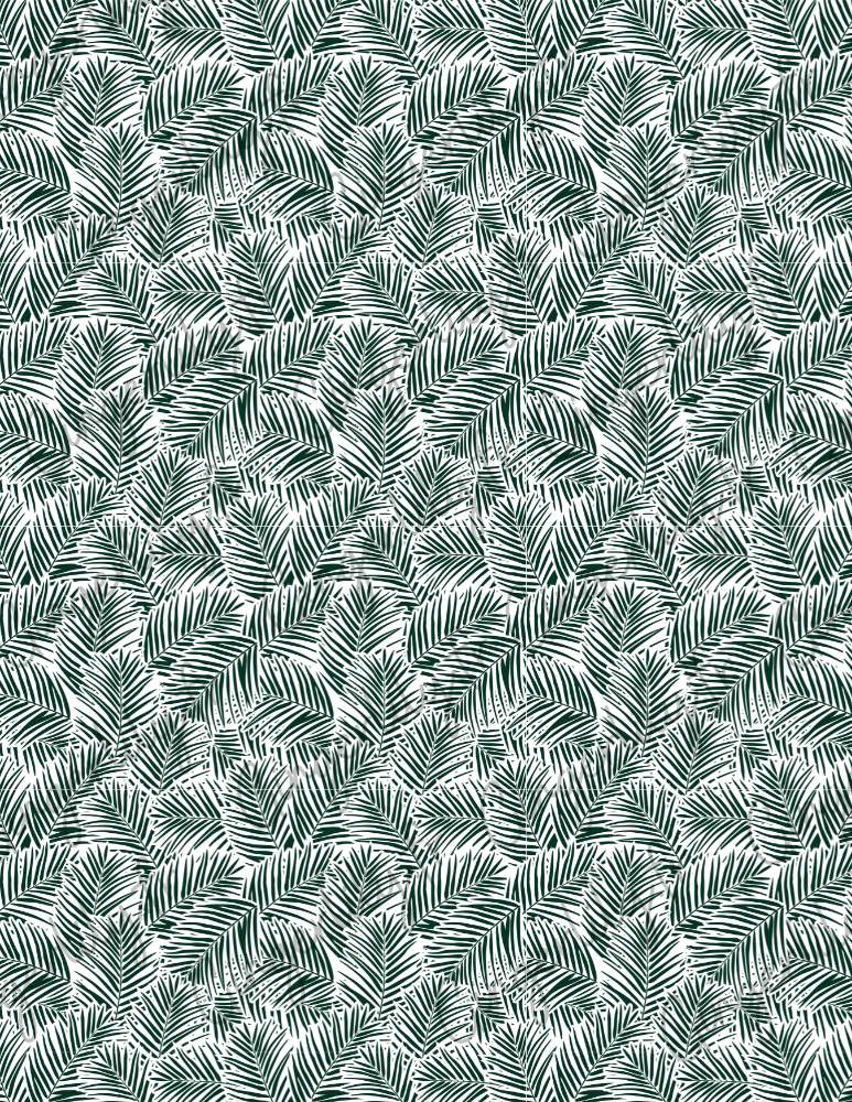 Gingerlily G10767 feuille transfert palme kaki 14x10cm