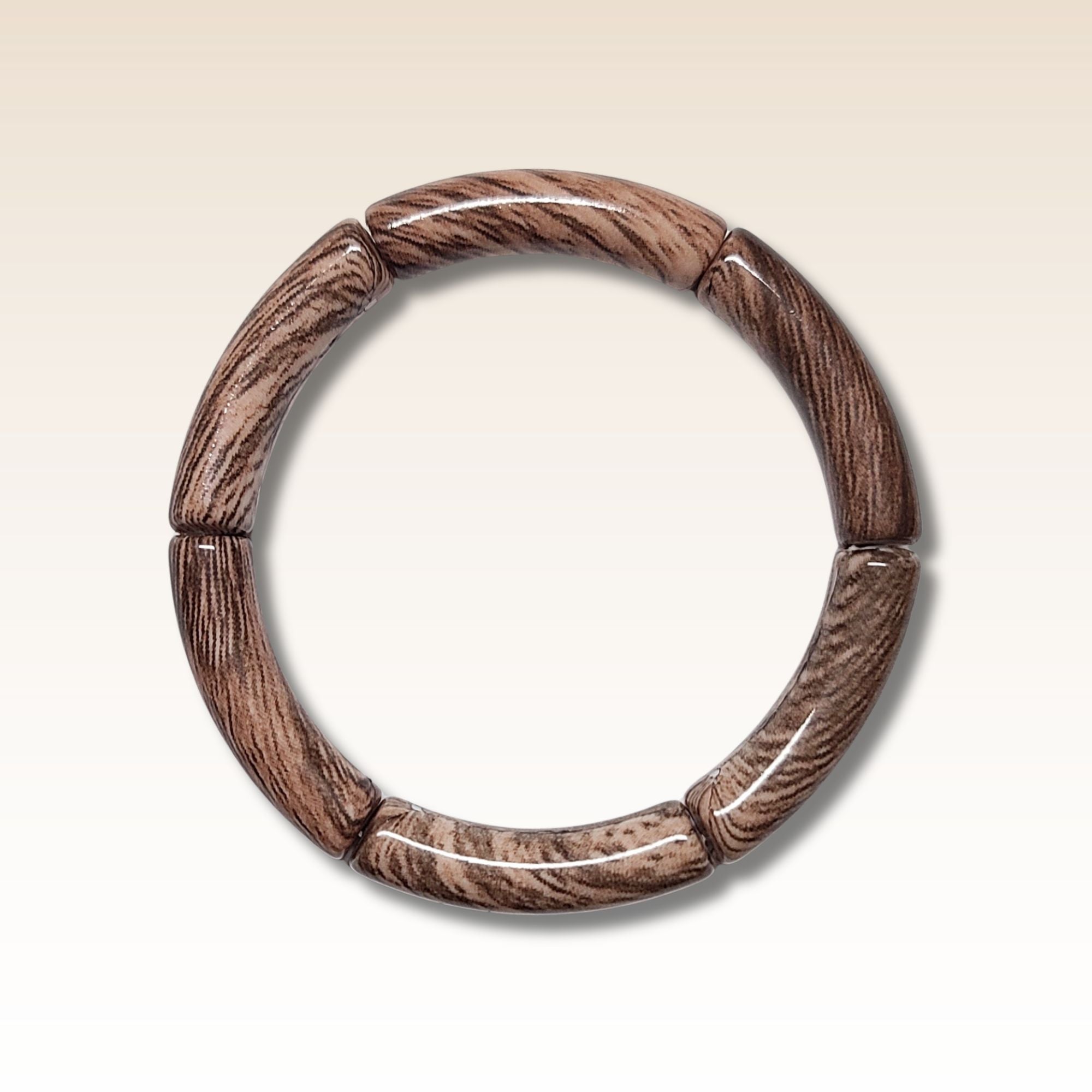 ARTSHOP Tubes DESIGN 1035 tube 8mm motif bois marron