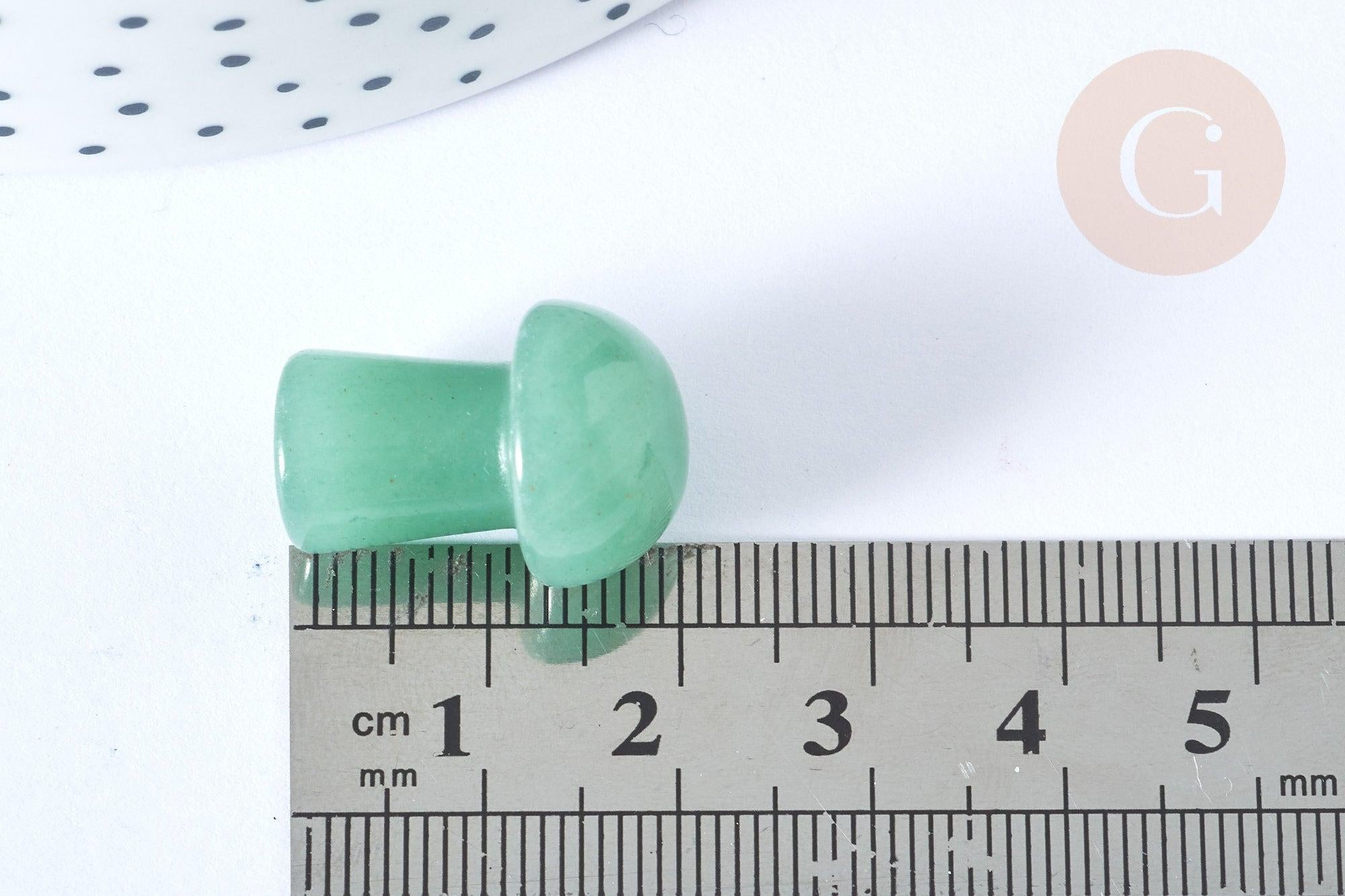 Gingerlily Pierre massage champignon aventurine 20 mm