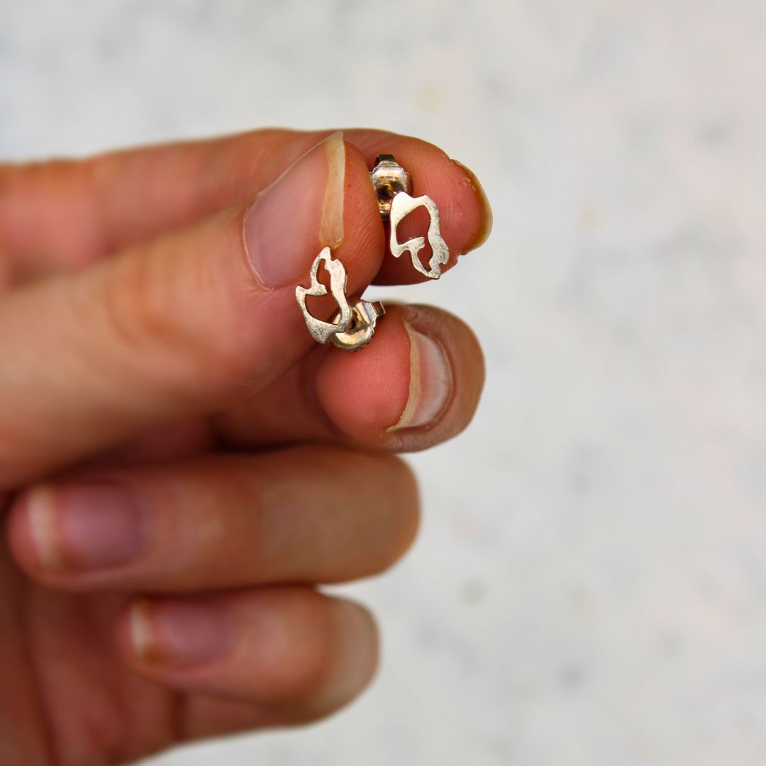 Kajika Lumi puces d’oreilles argent 925 9,8 mm