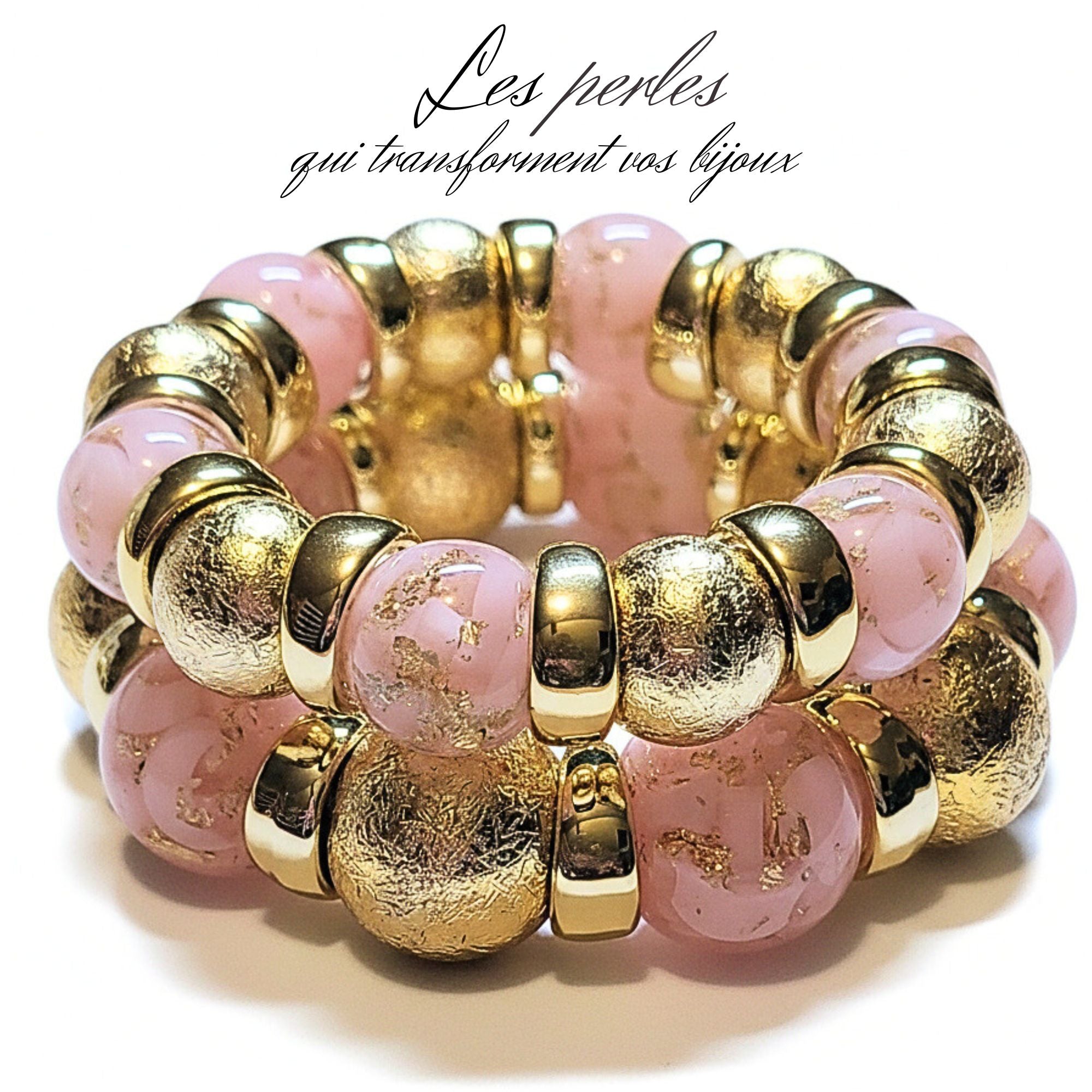 ARTSHOP Boules 20MM 314 Perle Murano Rose Clair x1