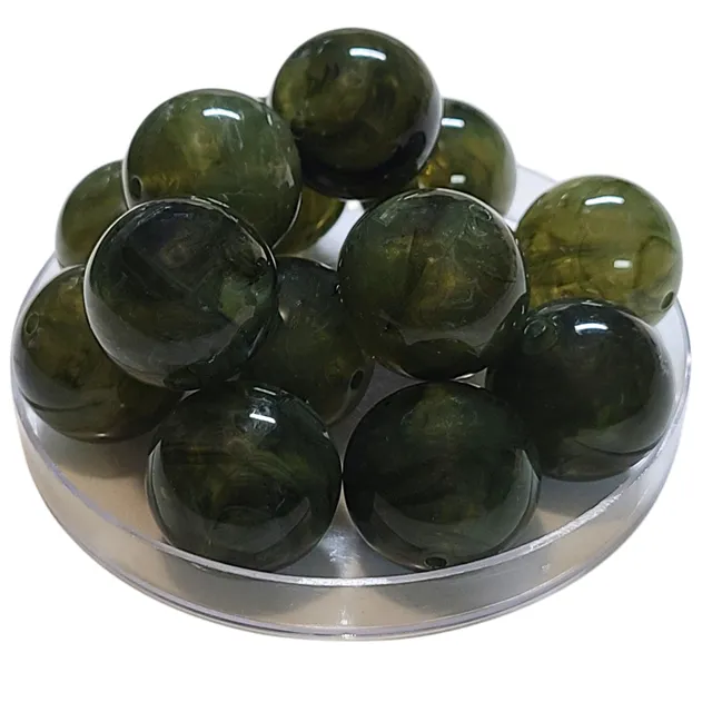 ARTSHOP Boules 24MM 376 perle militaire marbré x1