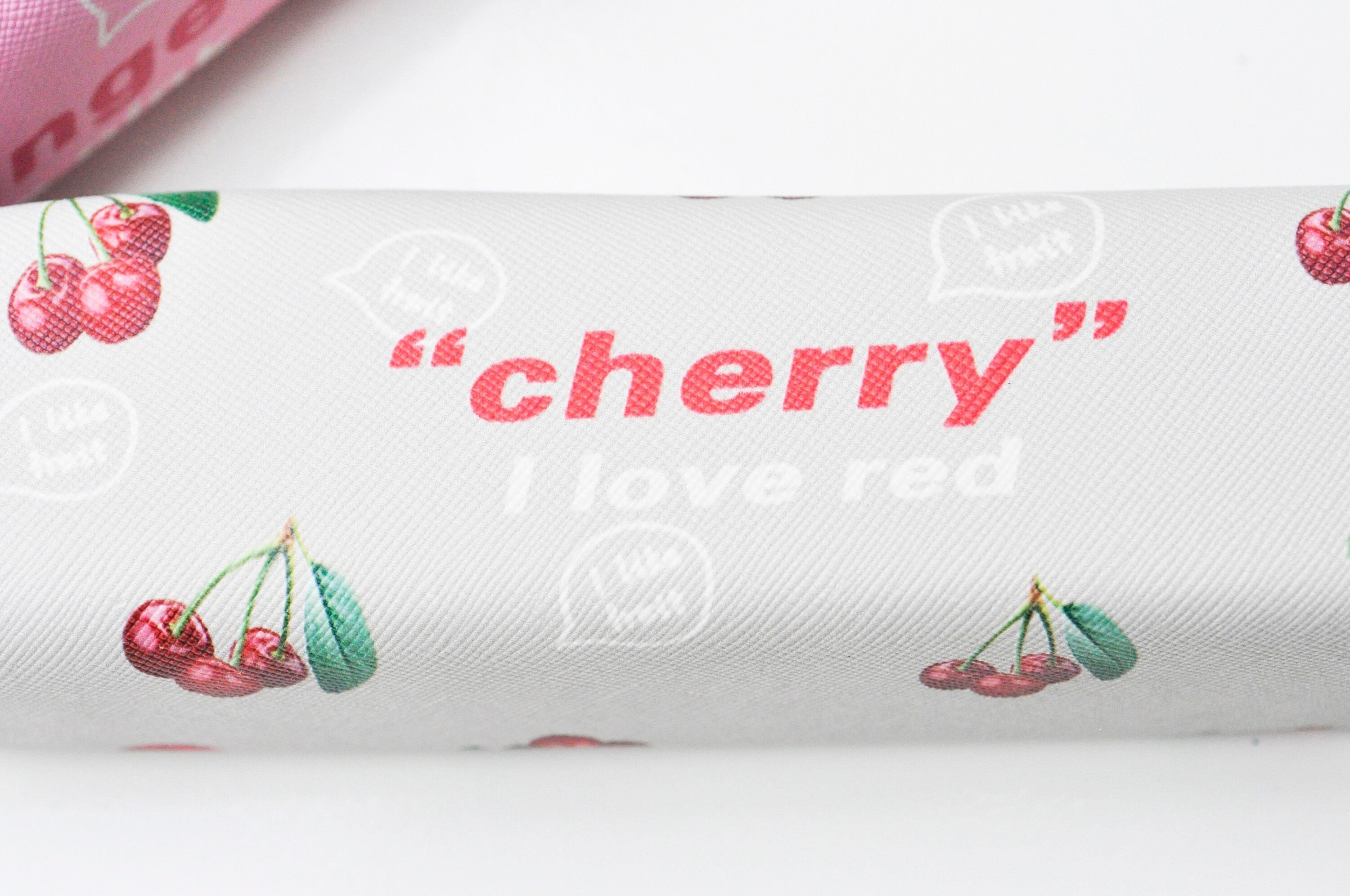 Gingerlily trousse stylos rectangulaire fruit 20cm rose