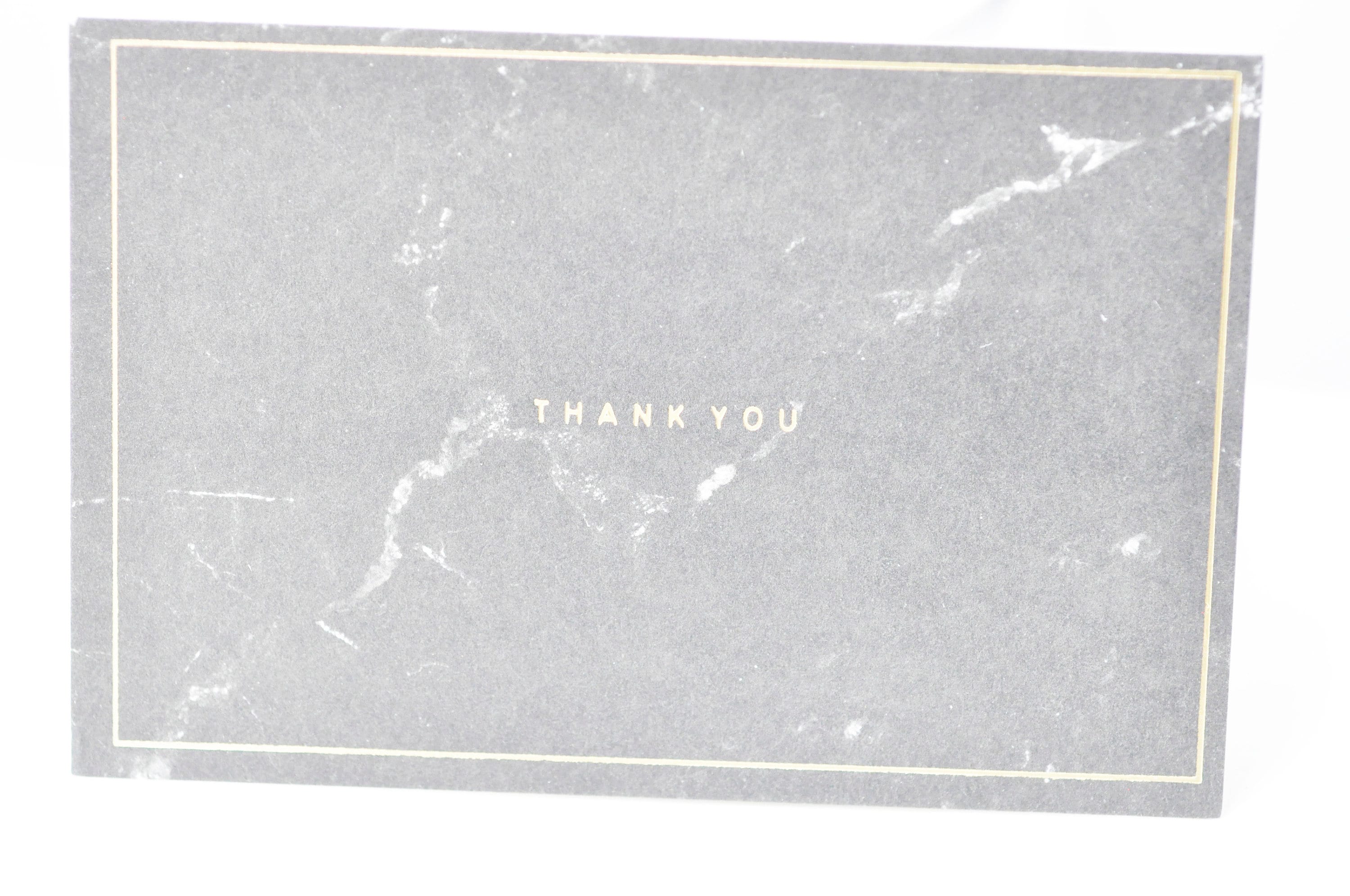 Gingerlily Carton remerciement Thank You or 10,5x7 cm x10