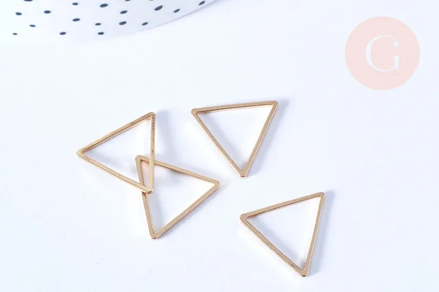 Gingerlily Pendentifs Triangle G6556 pendentif laiton 15mm x5