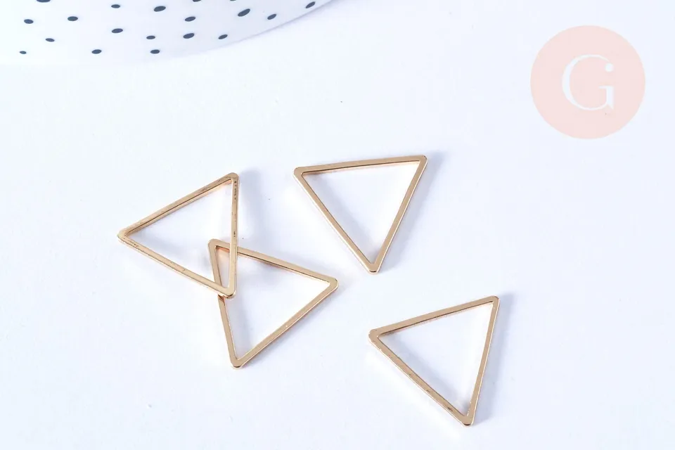 Gingerlily Pendentifs Triangle G6556 pendentif laiton 15mm x5
