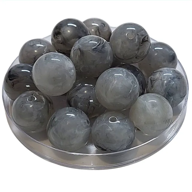 ARTSHOP Boules 20MM boule Gris Fumé marbré 260 x1