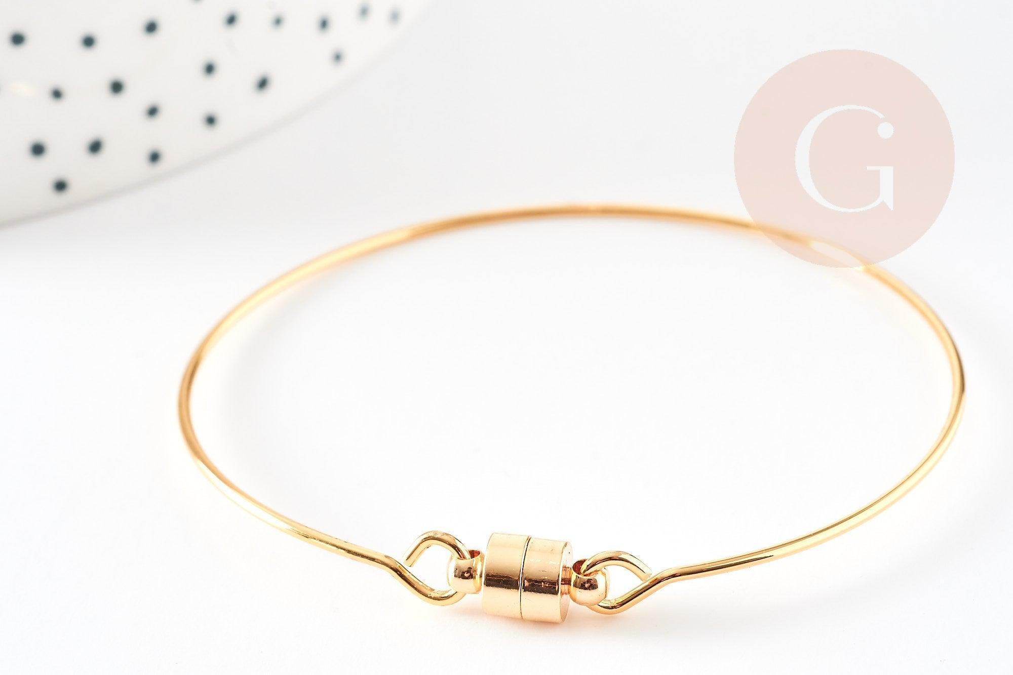 Gingerlily Bracelet jonc G9186 laiton doré 60mm x1