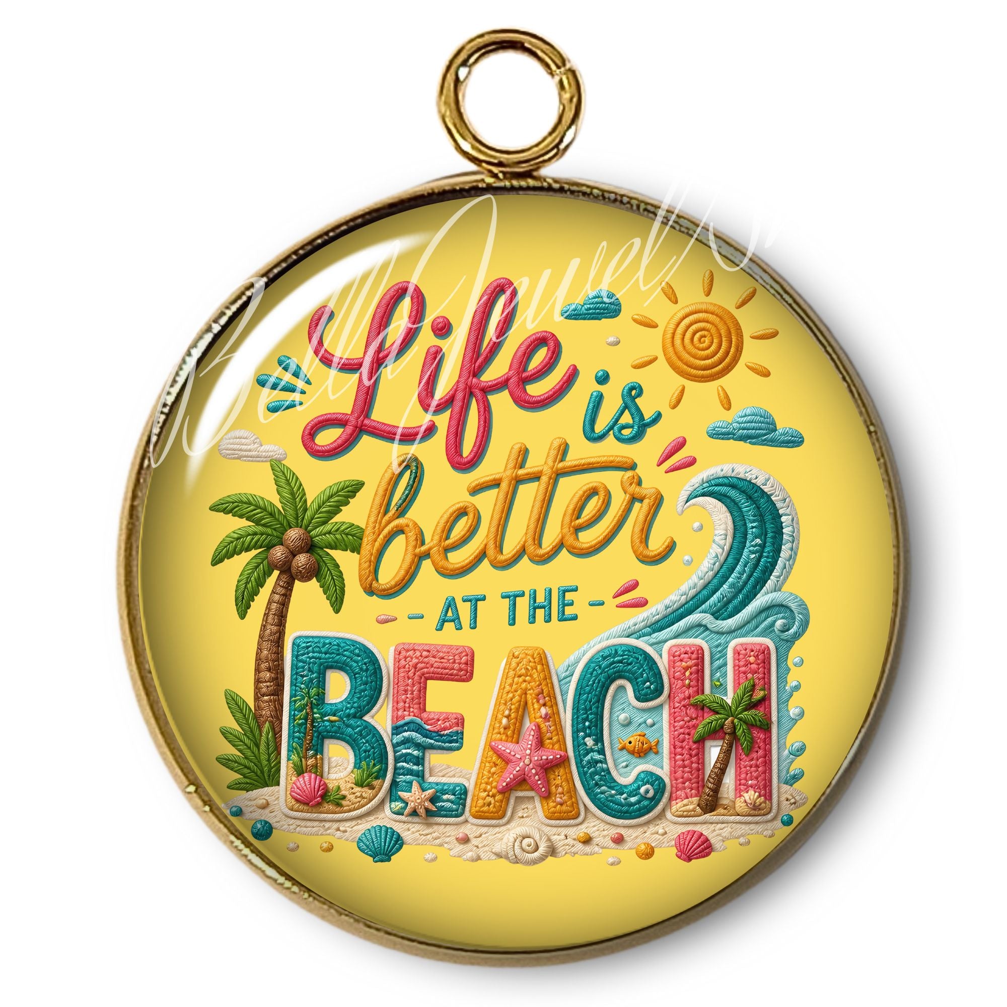 ARTSHOP Pendentif Intemporel 113 summer plaqué or x1