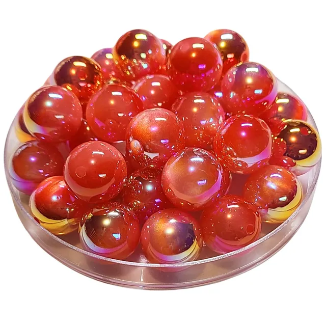ARTSHOP Boules 16mm 284 oeil chat corail AB