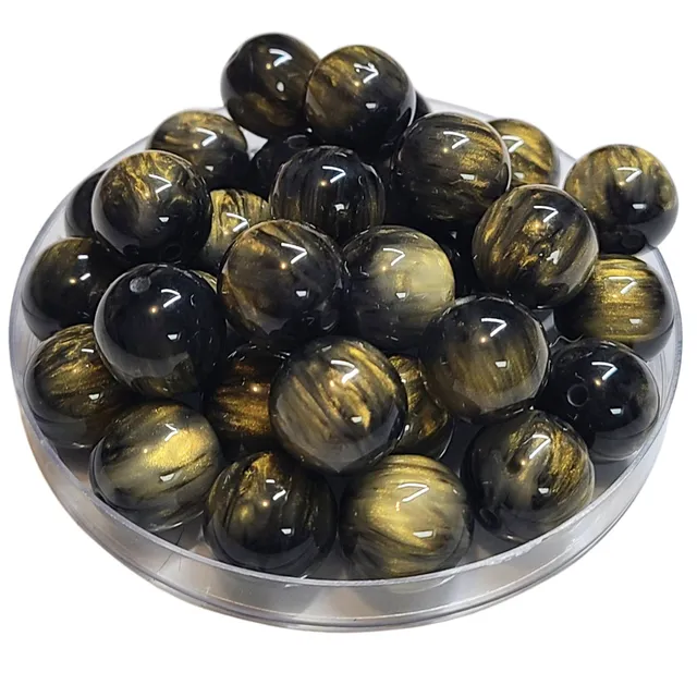 ARTSHOP 359 Mordoré boule acrylique 16mm x1 scintillante