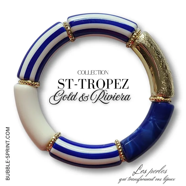 ARTSHOP St-Tropez Gold & Riviera bracelet kit 5,5 cm