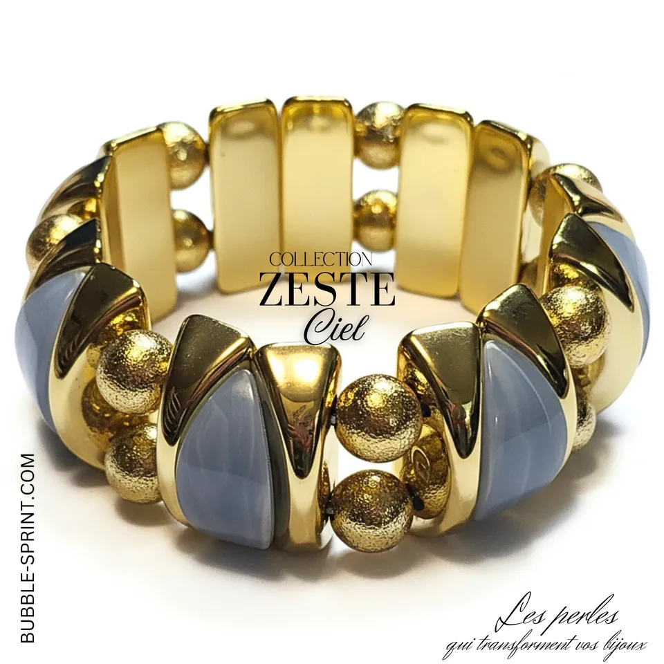 ARTSHOP Bijoux en KITS ZESTE kit bracelet ciel marbré