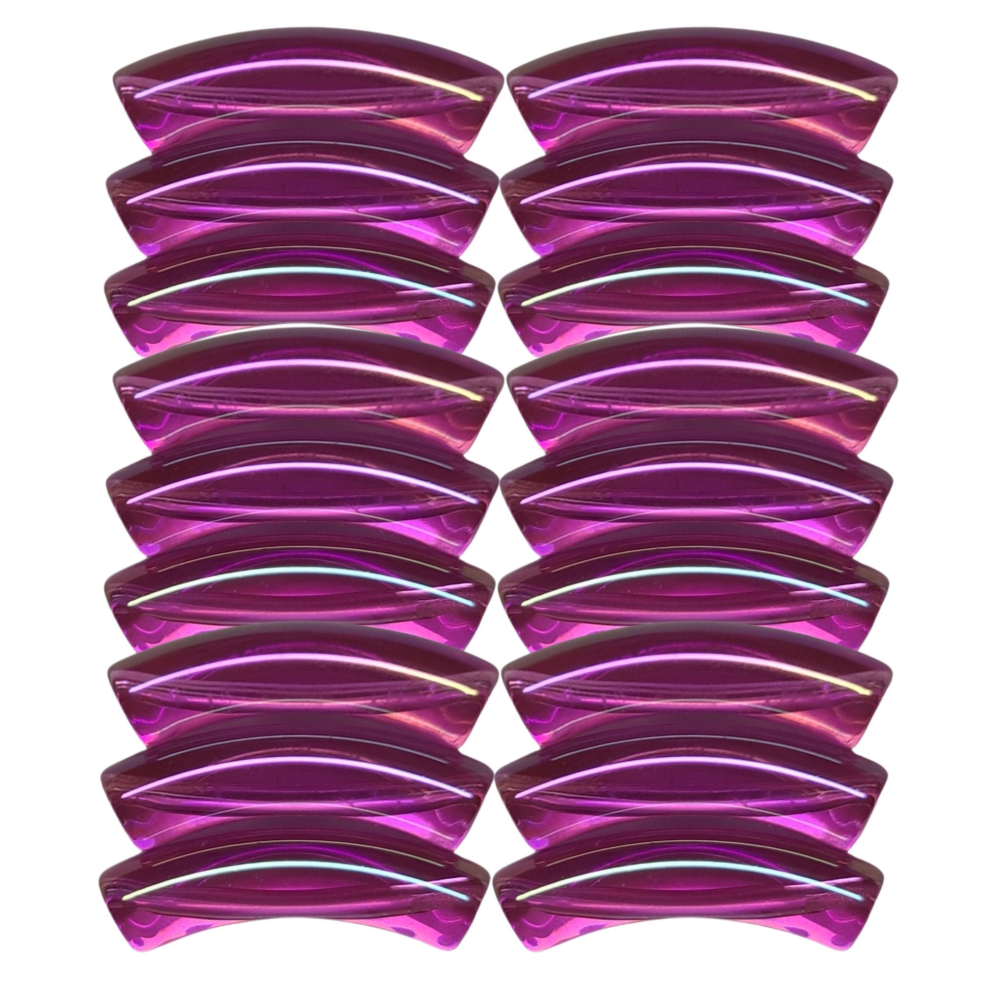 ARTSHOP Tubes 8MM 385 perle tube rose fuchsia AB x6