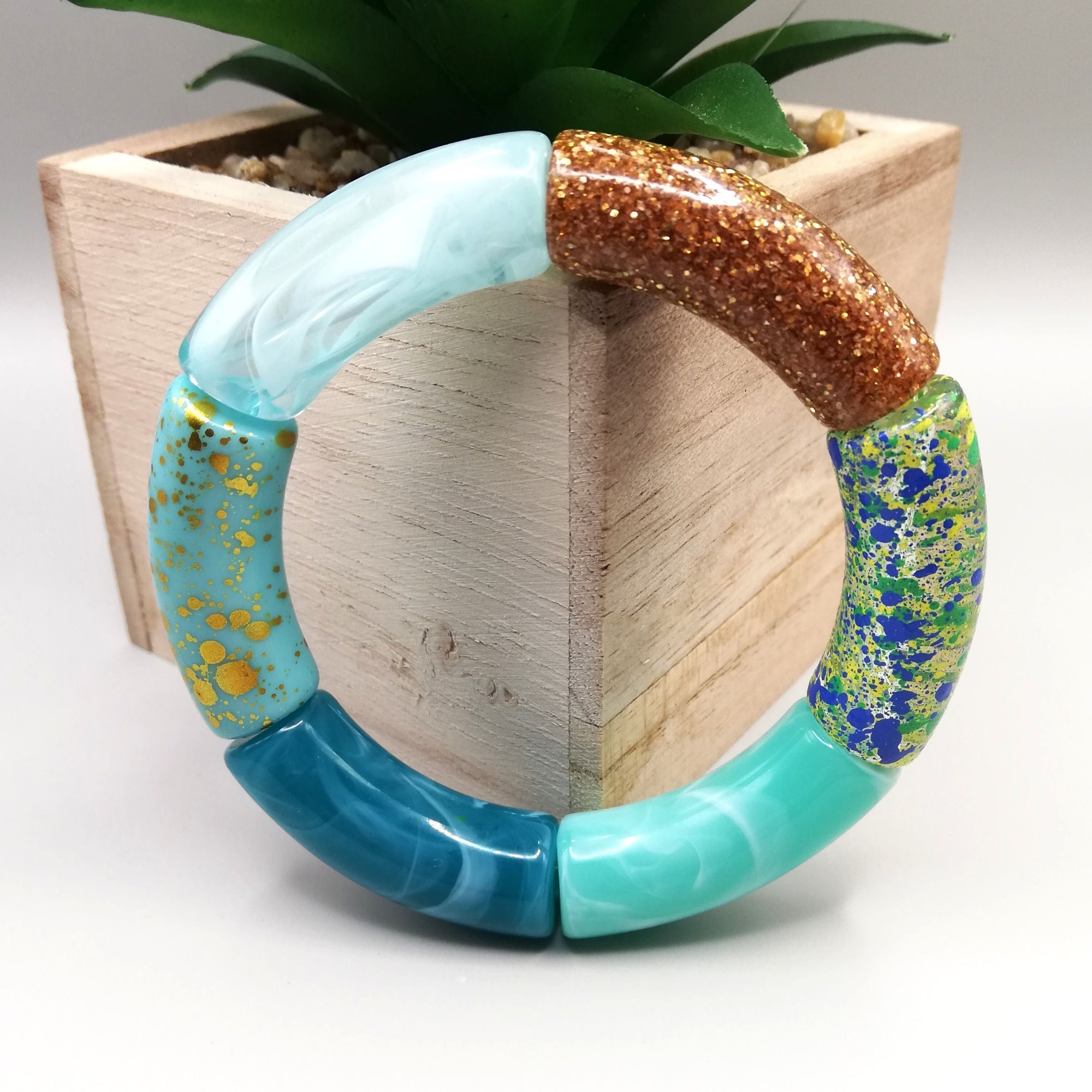 ARTSHOP Tubes Couleurs 311 perle tube Lagoon 12mm x1 vert